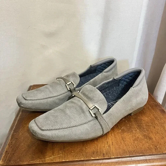 Dr. Scholl's Shoes - Dr Scholls Be‎ Free Energy Tech Womens 8.5 Gray Suede Shoes Modern Choc Office